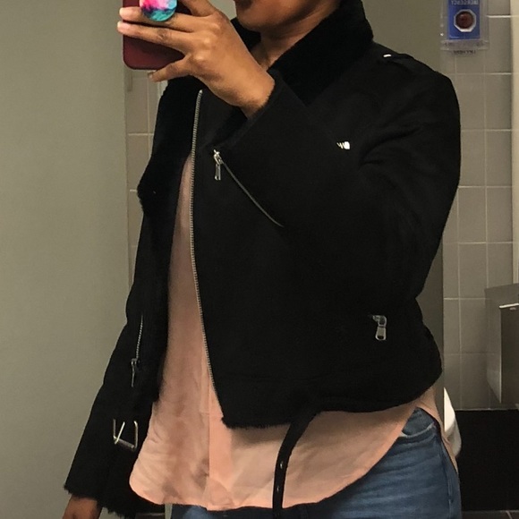 ZARA | Faux Suede Jacket - Picture 4 of 5